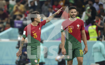2022-12-06 - Otavio, Goncalo Ramos of Portugal during the FIFA World Cup 2022, Round of 16 football match between Portugal and Switzerland on December 6, 2022 at Lusail Stadium in Al Daayen, Qatar - FOOTBALL - WORLD CUP 2022 - 1/8 - PORTUGAL V SWITZERLAND - FIFA WORLD CUP - SOCCER