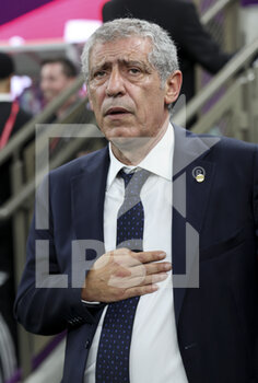 2022-12-06 - Coach of Portugal Fernando Santos during the FIFA World Cup 2022, Round of 16 football match between Portugal and Switzerland on December 6, 2022 at Lusail Stadium in Al Daayen, Qatar - FOOTBALL - WORLD CUP 2022 - 1/8 - PORTUGAL V SWITZERLAND - FIFA WORLD CUP - SOCCER