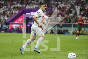 2022-12-06 - Xherdan Shaqiri of Switzerland during the FIFA World Cup 2022, Round of 16 football match between Portugal and Switzerland on December 6, 2022 at Lusail Stadium in Al Daayen, Qatar - FOOTBALL - WORLD CUP 2022 - 1/8 - PORTUGAL V SWITZERLAND - FIFA WORLD CUP - SOCCER