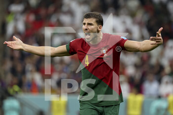 2022-12-06 - Ruben Dias of Portugal during the FIFA World Cup 2022, Round of 16 football match between Portugal and Switzerland on December 6, 2022 at Lusail Stadium in Al Daayen, Qatar - FOOTBALL - WORLD CUP 2022 - 1/8 - PORTUGAL V SWITZERLAND - FIFA WORLD CUP - SOCCER