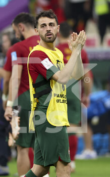 2022-12-06 - Bernardo Silva of Portugal celebrates the victory following the FIFA World Cup 2022, Round of 16 football match between Portugal and Switzerland on December 6, 2022 at Lusail Stadium in Al Daayen, Qatar - FOOTBALL - WORLD CUP 2022 - 1/8 - PORTUGAL V SWITZERLAND - FIFA WORLD CUP - SOCCER