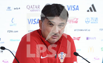 08/12/2022 - Coach of Croatia Zlatko Dalic answers to the media during a press conference at the Qatar National Convention Center QNCC during the FIFA World Cup 2022 on December 8, 2022 in Doha, Qatar - FOOTBALL - WORLD CUP 2022 - MISCS - FIFA MONDIALI - CALCIO