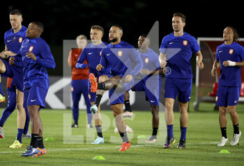 08/12/2022 - Memphis Depay of Netherlands during Netherlands training session at the Qatar University training center during the FIFA World Cup 2022 on December 8, 2022 in Doha, Qatar - FOOTBALL - WORLD CUP 2022 - MISCS - FIFA MONDIALI - CALCIO