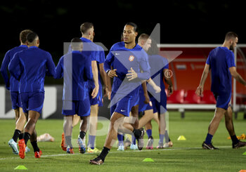 08/12/2022 - Virgil van Dijk of Netherlands during Netherlands training session at the Qatar University training center during the FIFA World Cup 2022 on December 8, 2022 in Doha, Qatar - FOOTBALL - WORLD CUP 2022 - MISCS - FIFA MONDIALI - CALCIO