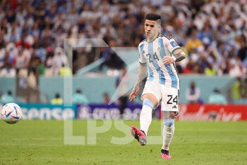 2022-12-09 - Enzo Fernandez of Argentina during the FIFA World Cup 2022, Quarter-final football match between Netherlands and Argentina on December 9, 2022 at Lusail Stadium in Al Daayen, Qatar - FOOTBALL - WORLD CUP 2022 - 1/4 - NETHERLANDS V ARGENTINA - FIFA WORLD CUP - SOCCER