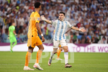 2022-12-09 - Marcos Acuna of Argentina during the FIFA World Cup 2022, Quarter-final football match between Netherlands and Argentina on December 9, 2022 at Lusail Stadium in Al Daayen, Qatar - FOOTBALL - WORLD CUP 2022 - 1/4 - NETHERLANDS V ARGENTINA - FIFA WORLD CUP - SOCCER
