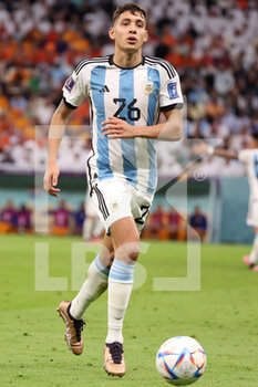 2022-12-09 - Nahuel Molina of Argentina during the FIFA World Cup 2022, Quarter-final football match between Netherlands and Argentina on December 9, 2022 at Lusail Stadium in Al Daayen, Qatar - FOOTBALL - WORLD CUP 2022 - 1/4 - NETHERLANDS V ARGENTINA - FIFA WORLD CUP - SOCCER