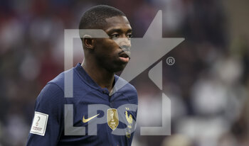 2022-12-10 - Ousmane Dembele of France during the FIFA World Cup 2022, Quarter-final football match between England and France on December 10, 2022 at Al Bayt Stadium in Al Khor, Qatar - FOOTBALL - WORLD CUP 2022 - 1/4 - ENGLAND V FRANCE - FIFA WORLD CUP - SOCCER