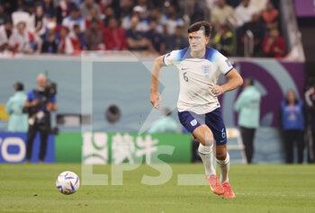 2022-12-10 - Harry Maguire of England during the FIFA World Cup 2022, Quarter-final football match between England and France on December 10, 2022 at Al Bayt Stadium in Al Khor, Qatar - FOOTBALL - WORLD CUP 2022 - 1/4 - ENGLAND V FRANCE - FIFA WORLD CUP - SOCCER