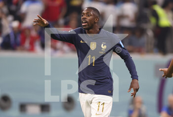 2022-12-10 - Ousmane Dembele of France during the FIFA World Cup 2022, Quarter-final football match between England and France on December 10, 2022 at Al Bayt Stadium in Al Khor, Qatar - FOOTBALL - WORLD CUP 2022 - 1/4 - ENGLAND V FRANCE - FIFA WORLD CUP - SOCCER