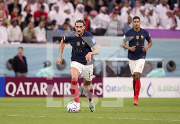 2022-12-10 - Adrien Rabiot of France during the FIFA World Cup 2022, Quarter-final football match between England and France on December 10, 2022 at Al Bayt Stadium in Al Khor, Qatar - FOOTBALL - WORLD CUP 2022 - 1/4 - ENGLAND V FRANCE - FIFA WORLD CUP - SOCCER