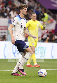 2022-12-10 - John Stones of England during the FIFA World Cup 2022, Quarter-final football match between England and France on December 10, 2022 at Al Bayt Stadium in Al Khor, Qatar - FOOTBALL - WORLD CUP 2022 - 1/4 - ENGLAND V FRANCE - FIFA WORLD CUP - SOCCER