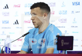 2022-12-12 - Ivan Perisic of Croatia answers to the media during a press conference at the Qatar National Convention Center QNCC during the FIFA World Cup 2022 on December 12, 2022 in Doha, Qatar - FOOTBALL - WORLD CUP 2022 - MISCS - FIFA WORLD CUP - SOCCER