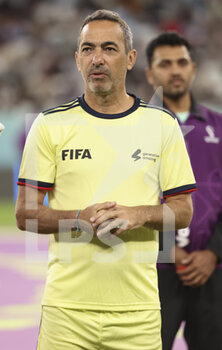 2022-12-12 - Youri Djorkaeff of France during a football match gathering FIFA legends and workers who built the stadiums to benefit the charity 'Football unites the World' at Al Thumama Stadium during the FIFA World Cup 2022 on December 12, 2022 in Doha, Qatar - FOOTBALL - WORLD CUP 2022 - MISCS - FIFA WORLD CUP - SOCCER