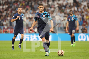 2022-12-13 - Andrej Kramaric of Croatia during the FIFA World Cup 2022, Semi-final football match between Argentina and Croatia on December 13, 2022 at Lusail Stadium in Al Daayen, Qatar - FOOTBALL - WORLD CUP 2022 - 1/2 - ARGENTINA V CROATIA - FIFA WORLD CUP - SOCCER