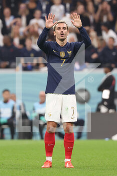 2022-12-14 - Antoine Griezmann of France during the FIFA World Cup 2022, Semi-final football match between France and Morocco on December 14, 2022 at Al Bayt Stadium in Al Khor, Qatar - FOOTBALL - WORLD CUP 2022 - 1/2 - FRANCE V MOROCCO - FIFA WORLD CUP - SOCCER