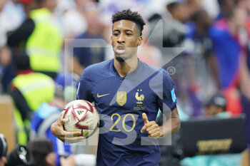 2022-12-18 - Kingsley Coman of France during the FIFA World Cup 2022, Final football match between Argentina and France on December 18, 2022 at Lusail Stadium in Al Daayen, Qatar - FOOTBALL - WORLD CUP 2022 - FINAL - ARGENTINA V FRANCE - FIFA WORLD CUP - SOCCER