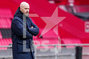 2022-01-23 - Head coach Erik ten Hag of Ajax during the Netherlands championship Eredivisie football match between PSV Eindhoven and Ajax on January 23, 2022 at Philips Stadion in Eindhoven, Netherlands - PSV EINDHOVEN VS AJAX - NETHERLANDS EREDIVISIE - SOCCER