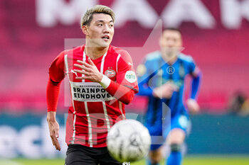 2022-01-23 - Ristu Doan of PSV Eindhoven during the Netherlands championship Eredivisie football match between PSV Eindhoven and Ajax on January 23, 2022 at Philips Stadion in Eindhoven, Netherlands - PSV EINDHOVEN VS AJAX - NETHERLANDS EREDIVISIE - SOCCER