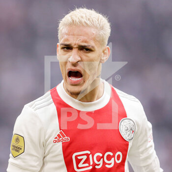 2022-03-20 - Antony of Ajax during the Netherlands championship Eredivisie football match between AFC Ajax and Feyenoord on March 20, 2022 at Johan Cruijff Arena in Amsterdam, Netherlands - AFC AJAX VS FEYENOORD - NETHERLANDS EREDIVISIE - SOCCER