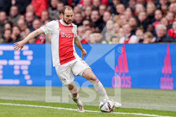 2022-03-20 - Daley Blind of Ajax during the Netherlands championship Eredivisie football match between AFC Ajax and Feyenoord on March 20, 2022 at Johan Cruijff Arena in Amsterdam, Netherlands - AFC AJAX VS FEYENOORD - NETHERLANDS EREDIVISIE - SOCCER