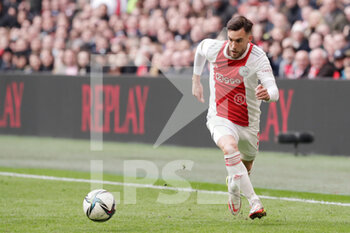 2022-03-20 - Nicolas Tagliafico of Ajax during the Netherlands championship Eredivisie football match between AFC Ajax and Feyenoord on March 20, 2022 at Johan Cruijff Arena in Amsterdam, Netherlands - AFC AJAX VS FEYENOORD - NETHERLANDS EREDIVISIE - SOCCER