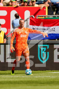 2022-08-06 - Remko Pasveer of Ajax during the Netherlands championship, Eredivisie football match between Fortuna Sittard and Ajax on August 6, 2022 at Fortuna Sittard Stadion in Sittard, Netherlands - FOOTBALL - NETHERLANDS CHAMP - FORTUNA SITTARD V AJAX - NETHERLANDS EREDIVISIE - SOCCER