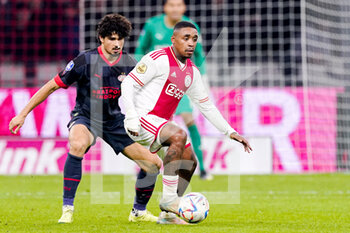 2022-11-06 - Andre Ramalho of PSV, Brian Brobbey of Ajax during the Netherlands championship Eredivisie football match between Ajax and PSV on November 6, 2022 at the Johan Cruijff Arena in Amsterdam, Netherlands - FOOTBALL - NETHERLANDS CHAMP - AJAX V PSV - NETHERLANDS EREDIVISIE - SOCCER