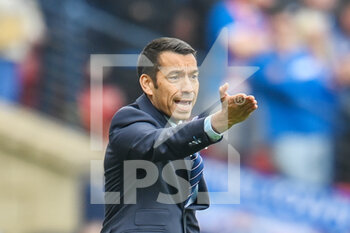2022-05-21 - Rangers manager, Giovanni van Bronckhorst during the Scottish Cup, Final football match between Rangers and Heart of Midlothian on May 21, 2022 at Hampden Park in Glasgow, Scotland - SCOTTISH CUP FINAL - RANGERS VS HEART OF MIDLOTHIAN - SCOTTISH PREMIERSHIP - SOCCER