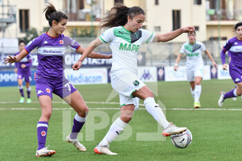 2022-01-16 - Haley Bugeja (Sassuolo) and Federica Cafferata (Fiorentina Femminile) - ACF FIORENTINA VS US SASSUOLO - ITALIAN SERIE A WOMEN - SOCCER