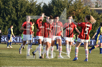 2022-01-15 - celebrates after scoring a goal - HELLAS VERONA WOMEN VS AC MILAN - ITALIAN SERIE A WOMEN - SOCCER
