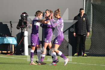 2022-01-22 - Valentina Giacinti (Fiorentina) celebrates the goal - JUVENTUS FC VS ACF FIORENTINA - ITALIAN SERIE A WOMEN - SOCCER