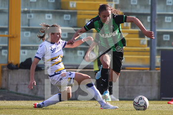 2022-01-22 - Haley Bugeja of US SASSUOLO in action during the Serie A Women match between US Sassuolo and Hellas Verona FC at Enzo Ricci on January 22, 2022 in Sassuolo (MO), Italy. - US SASSUOLO VS HELLAS VERONA WOMEN - ITALIAN SERIE A WOMEN - SOCCER