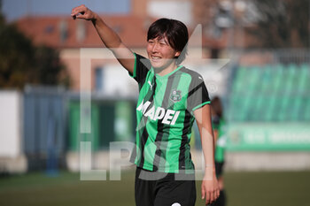 2022-01-22 - Mana Mihashi of US SASSUOLO gesture during the Serie A Women match between US Sassuolo and Hellas Verona FC at Enzo Ricci on January 22, 2022 in Sassuolo (MO), Italy. - US SASSUOLO VS HELLAS VERONA WOMEN - ITALIAN SERIE A WOMEN - SOCCER