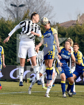 2022-02-06 - Andrea Staskova (Juventus) AND Francesca Imprezzabile (Verona) - HELLAS VERONA WOMEN VS JUVENTUS FC - ITALIAN SERIE A WOMEN - SOCCER