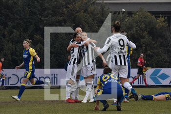 2022-02-06 - celebrates after scoring a goal jUVENTUS - HELLAS VERONA WOMEN VS JUVENTUS FC - ITALIAN SERIE A WOMEN - SOCCER