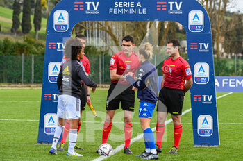 2022-02-27 - The captains Sara Gama (Juventus) and Cecilia Prugna (Empoli) - EMPOLI LADIES VS JUVENTUS FC - ITALIAN SERIE A WOMEN - SOCCER