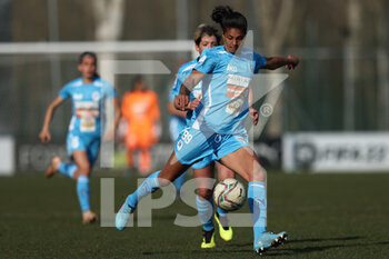 2022-03-06 - Florencia Soled Jaimes (Napoli femminile) shoots the ball - AC MILAN VS NAPOLI FEMMINILE - ITALIAN SERIE A WOMEN - SOCCER