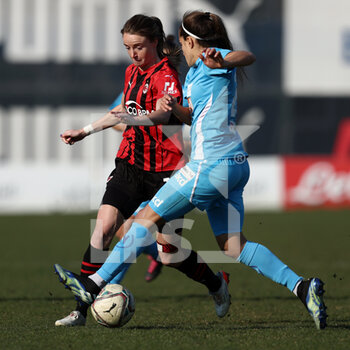 2022-03-06 - Christy Grimshaw (AC Milan) and Heden Corrado (Napoli femminile) battle for the ball  - AC MILAN VS NAPOLI FEMMINILE - ITALIAN SERIE A WOMEN - SOCCER