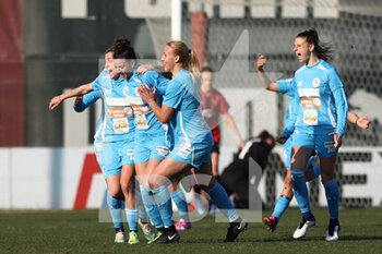 2022-03-06 - Martina Toniolo (Napoli femminile) celebrates after scoring the equaliser  - AC MILAN VS NAPOLI FEMMINILE - ITALIAN SERIE A WOMEN - SOCCER