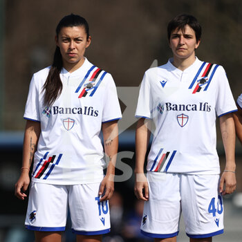 2022-03-20 - Yorely Rincon (UC Sampdoria) and Bianca Fallico (UC Sampdoria) - INTER - FC INTERNAZIONALE VS UC SAMPDORIA - ITALIAN SERIE A WOMEN - SOCCER