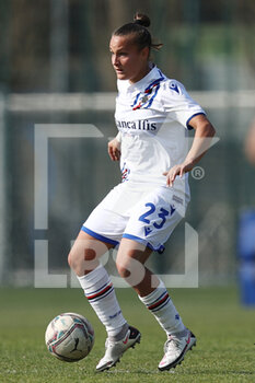 2022-03-20 - Elena Pisani (UC Sampdoria) in action - INTER - FC INTERNAZIONALE VS UC SAMPDORIA - ITALIAN SERIE A WOMEN - SOCCER