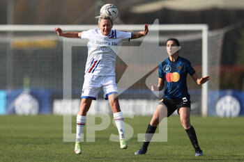 2022-03-20 - Dominika Conc (UC Sampdoria) header - INTER - FC INTERNAZIONALE VS UC SAMPDORIA - ITALIAN SERIE A WOMEN - SOCCER