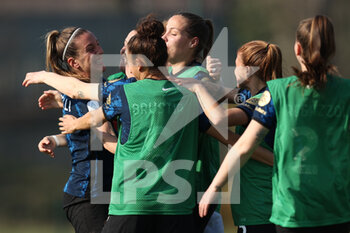 2022-03-20 - Gloria Marinelli (FC Internazionale) celebrates after scoring his side's fourth goal of the match - INTER - FC INTERNAZIONALE VS UC SAMPDORIA - ITALIAN SERIE A WOMEN - SOCCER