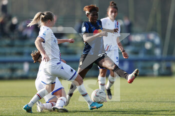 2022-03-20 - Ajara Nchout (FC Internazionale) in action - INTER - FC INTERNAZIONALE VS UC SAMPDORIA - ITALIAN SERIE A WOMEN - SOCCER