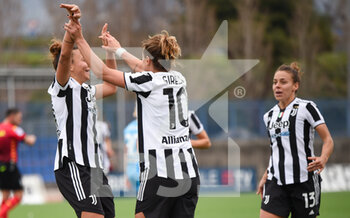 2022-03-19 - Arianna Caruso (21) Juventus Women celebrates after scoring a goal 0 2 during the Italian Football Championship League A Women 2021/2022 match between Napoli Femminile vs Juventus Women at the Arena Giuseppe Piccolo stadium in Cercola (NA), Italy, on 19 March 2022 - NAPOLI FEMMINILE VS JUVENTUS FC - ITALIAN SERIE A WOMEN - SOCCER