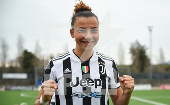 2022-03-19 - Arianna Caruso (21) Juventus Women celebrates the victory during the Italian Football Championship League A Women 2021/2022 match between Napoli Femminile vs Juventus Women at the Arena Giuseppe Piccolo stadium in Cercola (NA), Italy, on 19 March 2022 - NAPOLI FEMMINILE VS JUVENTUS FC - ITALIAN SERIE A WOMEN - SOCCER