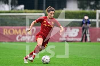2022-03-19 - Angelica Soffia (AS Roma Women)  during the Italian Football Championship League A Women 2021/2022 match between AS Roma vs AC Milan at the Tre Fontane stadium on 19 March 2021. - AS ROMA VS AC MILAN - ITALIAN SERIE A WOMEN - SOCCER