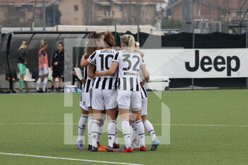 2022-03-27 - Juventus Women celebrates the goal - JUVENTUS FC VS INTER - FC INTERNAZIONALE - ITALIAN SERIE A WOMEN - SOCCER
