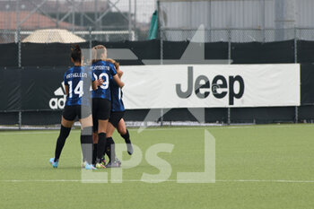 2022-03-27 - F.C. Internazionale celebrates the goal - JUVENTUS FC VS INTER - FC INTERNAZIONALE - ITALIAN SERIE A WOMEN - SOCCER